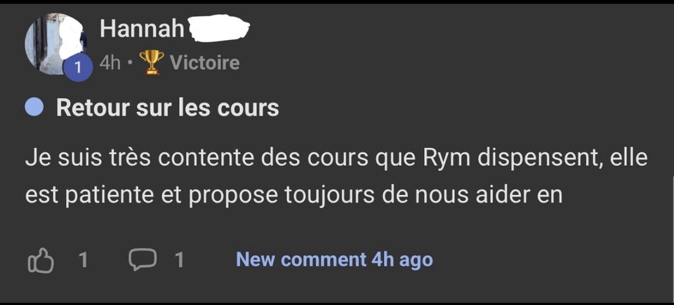 Avis de Hannah