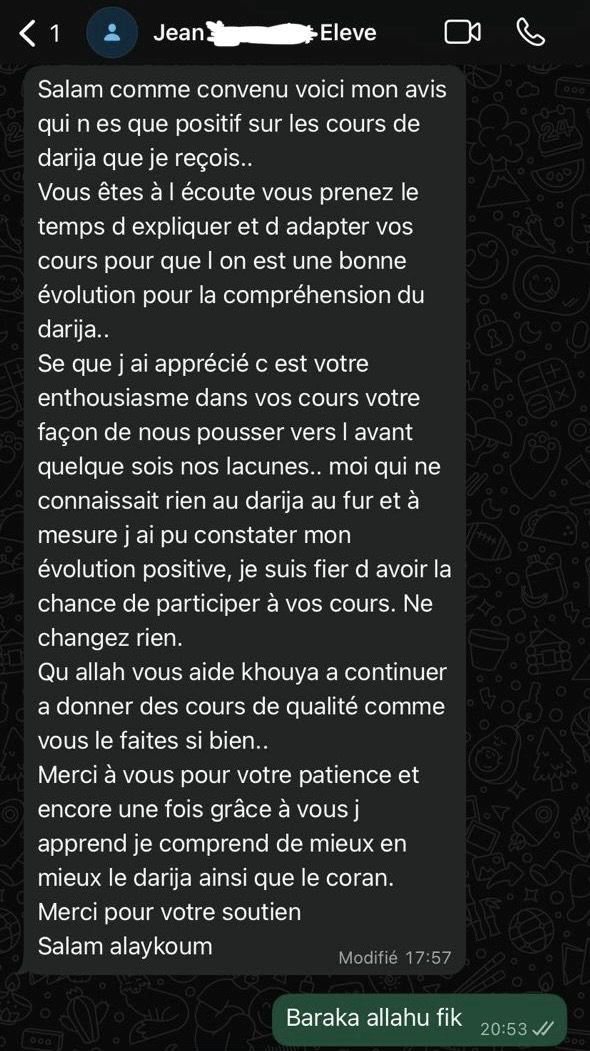 Avis de Jean